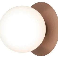 Nuura Taklampor Utomhus|Taklampor Utomhus-Liila 1 Vägg-/Taklampa Utomhus 165 mm, Mörk Brons / Opal