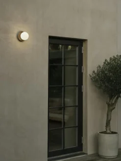 Nuura Taklampor Utomhus|Taklampor Utomhus-Liila 1 Vägg-/Taklampa Utomhus 165 mm, Mörk Brons / Opal