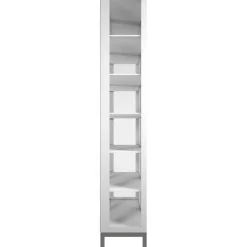 Englesson Skåp & Vitrinskåp-Line Vitrinskåp 92x36x200 cm, Vit