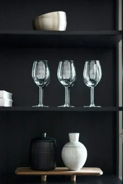 Englesson Skåp & Vitrinskåp-Line Vitrinskåp 92x36x200 cm, Vit