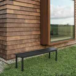 Linear Bänk Stål 110 cm, Antracit