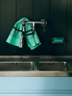 Linear Kökshandduk 52x80 cm, Sky Blue