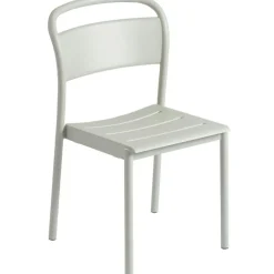 Muuto Balkongstolar|Trädgårdsstolar-Linear Stol Stål, Antracit