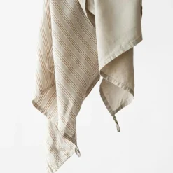 Linen Kökshandduk 50x70 cm, Bleached White