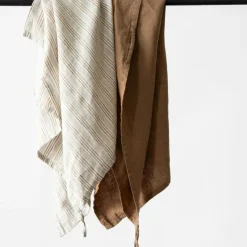 Linen Kökshandduk 50x70 cm, Bleached White