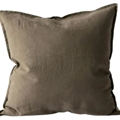 Tell Me More Prydnadskuddar & Fodral-Linen Kuddfodral 50x50 cm, Taupe