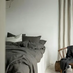 Tell Me More Prydnadskuddar & Fodral-Linen Kuddfodral 50x50 cm, Taupe