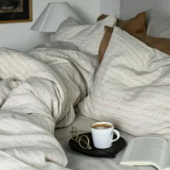 Tell Me More Prydnadskuddar & Fodral-Linen Kuddfodral 50x50 cm, Taupe