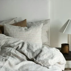 Tell Me More Prydnadskuddar & Fodral-Linen Kuddfodral 50x50 cm, Taupe