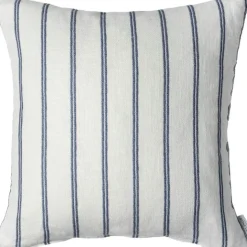 Linåker Kuddfodral 43x43 cm, Röd / Natur