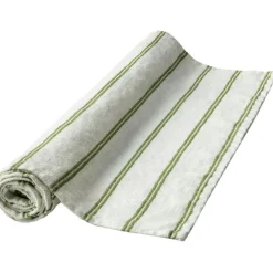 Linåker Löpare 44x140 cm, Off-white / Marine