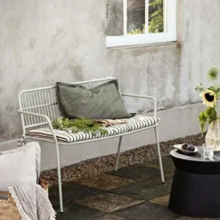 Broste Copenhagen Prydnadskuddar & Fodral-Linn Kuddfodral Grape Leaf Green, 40x60 cm