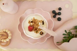 Barn Jack o Juno Barnserviser|Barntallrikar-Little Poppy Barnservis 4 Delar, Ljusrosa