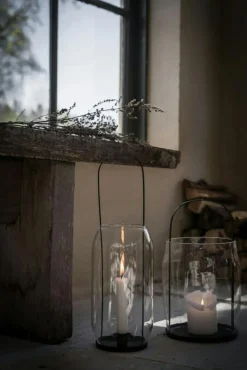 ERNST Ljusstakar-Ljuslykta H30 cm, Beige