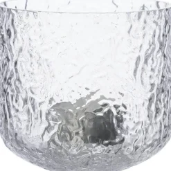 Ljuslykta Med Mönstrat Glas 15 cm