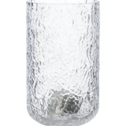 Ljuslykta Med Mönstrat Glas 15 cm