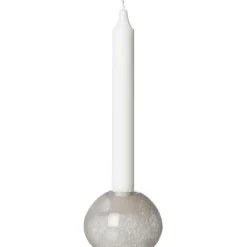 ERNST Ljuslyktor-Ljusstake Glas Ø7,5 cm, Vit