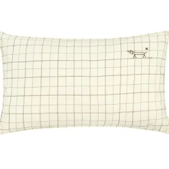 Barn Nobodinoz Barnkuddar-L1N0 Kudde 30x50 cm Rutmönster, Natur