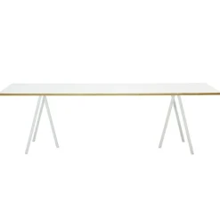 HAY Matbord Och Barbord-Loop Stand Bord 250 cm, Laminat / Vit