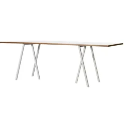 Loop Stand Bord 180 cm, Laminat / Vit