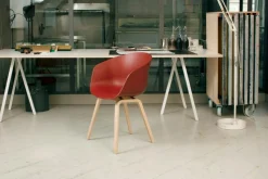 Loop Stand Bord 180 cm, Laminat / Vit