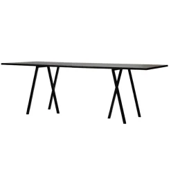 Loop Stand Bord 180 cm, Laminat / Vit