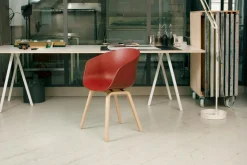 Loop Stand Bord 200 cm, Linoleum / Svart