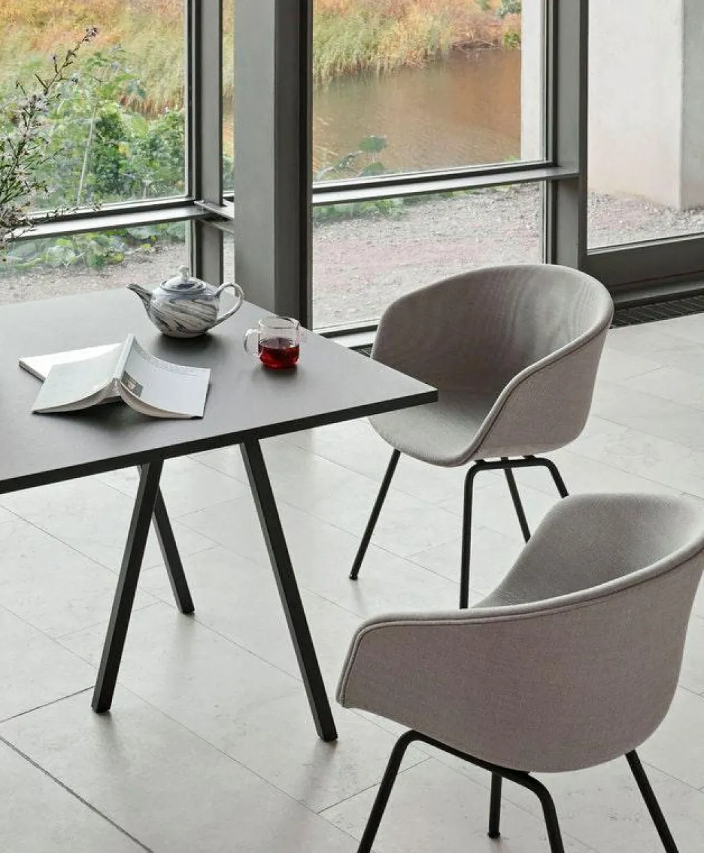 HAY Matbord Och Barbord-Loop Stand Bord 160 cm, Vit