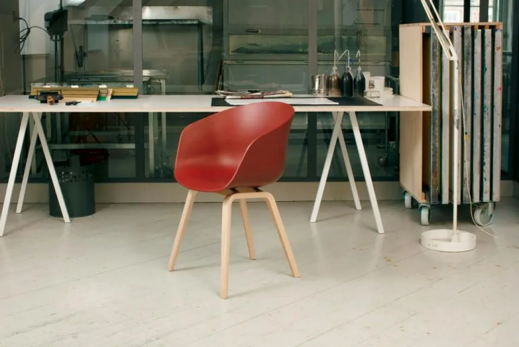 HAY Matbord Och Barbord-Loop Stand Bord 160 cm, Vit