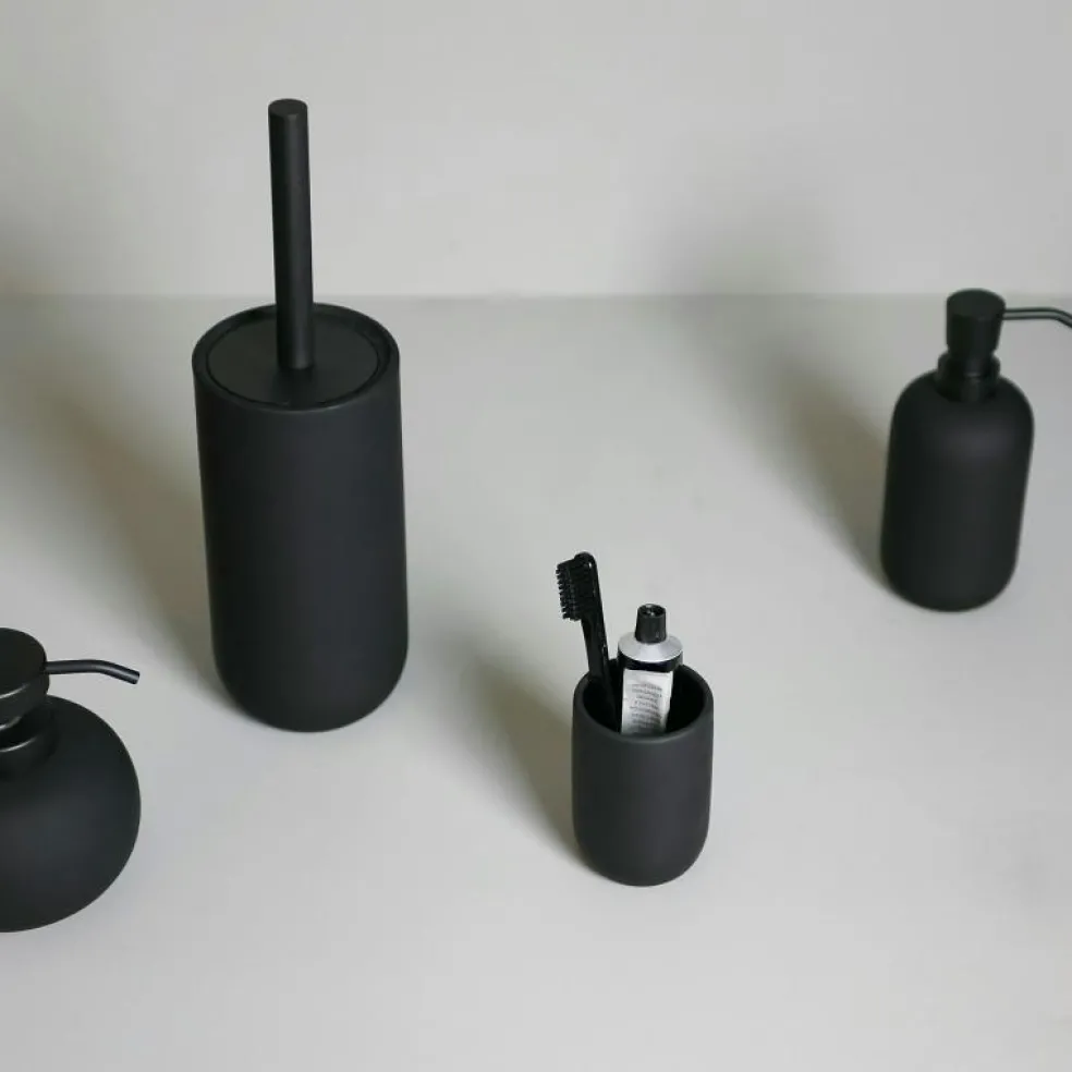 Lotus Tandborsthållare, Svart