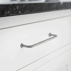 Beslag Design Knoppar & Dörrhandtag-Lounge Handtag, Borstad Mässing