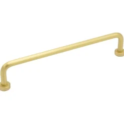 Beslag Design Knoppar & Dörrhandtag-Lounge Handtag, Borstad Mässing