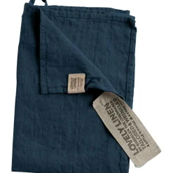 Lovely Linen Handdukar & Badlakan|Kökshanddukar-Lovely Gästhandduk Linne 35x50 cm, Dusty Blue