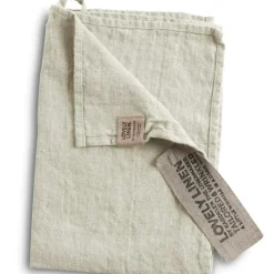 Lovely Linen Handdukar & Badlakan|Kökshanddukar-Lovely Gästhandduk Linne 35x50 cm, Dusty Blue