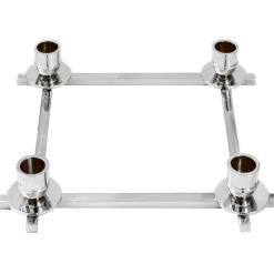 Hilke Collection Kandelabrar|Ljusstakar-Lucia Adventsljusstake, Förnicklad mässing