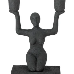 Lucie Ljusstake 23x18 cm, Svart