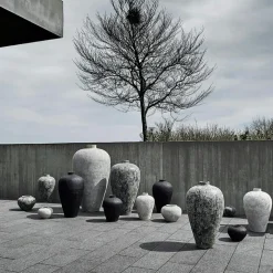 Luna Dekorativ Kruka H18 cm, Svart