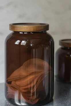 Luna Glasburk Med Lock 20 cm, Klar