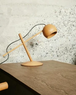 Brdr. Krüger Bordslampor-Lune Bordslampa, Oljad Ek