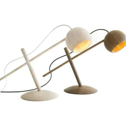 Brdr. Krüger Bordslampor-Lune Bordslampa, Oljad Ek