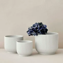 Lyngby Porcelæn Krukor-Lyngby Blomkruka Medium,