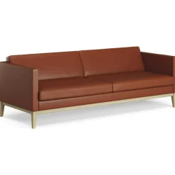 Madison 3-Sitssoffa, Elmo Leather Soft Brun