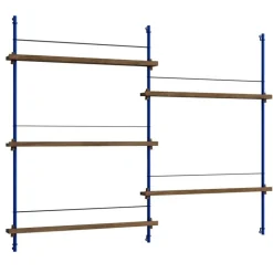 Magazine Hylla 123x162 cm, Ek/Svart