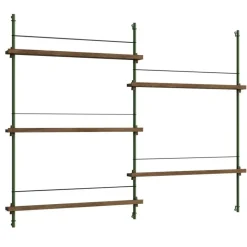 Magazine Hylla 123x162 cm, Ek/Svart