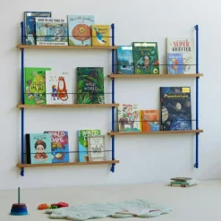 Magazine Hylla 123x162 cm, Ek/Svart