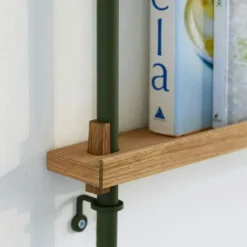 Magazine Hylla 123x162 cm, Ek/Svart