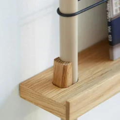 Magazine Hylla 123x162 cm, Ek/Svart