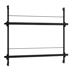 MOEBE Vägghyllor-Magazine Hylla 73x85 cm, Rökt Ek/Varmgrå