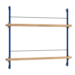 MOEBE Vägghyllor-Magazine Hylla 73x85 cm, Rökt Ek/Varmgrå