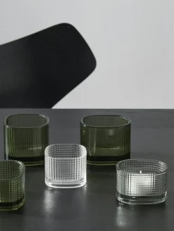 Magica Ljuslykta Super Ellipse 50 mm, Grå